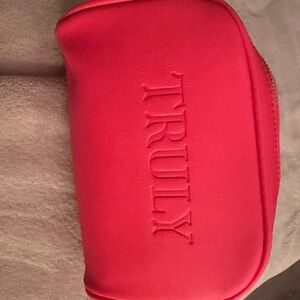 TRULY Vibrant Pink Cosmetic Bag